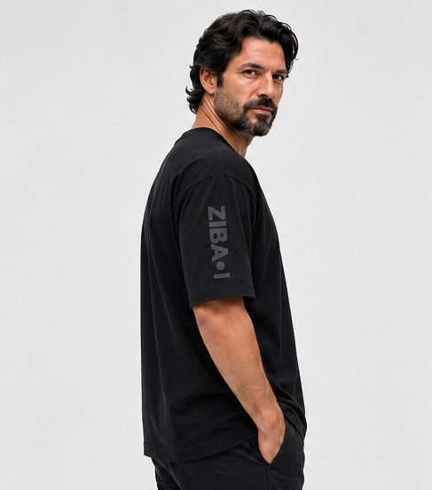 Oversized Organic Tee – Black